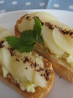 洋梨のとさつまいもクリームのパン-レシピのメイン写真