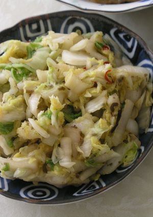 ビニール袋で白菜の浅漬け-レシピのメイン写真