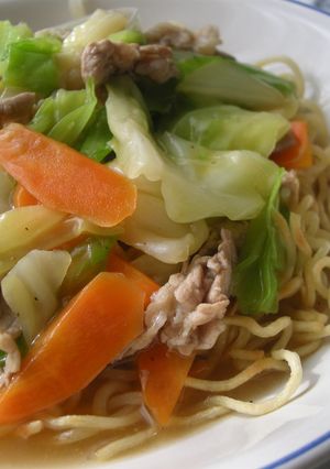 旨味たっぷり☆あんかけ焼きラーメン-レシピのメイン写真