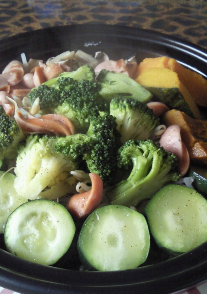 タジン鍋で簡単蒸し野菜-レシピのメイン写真