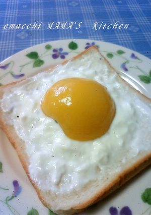目玉焼きトースト。じゃないの❤-レシピのメイン写真
