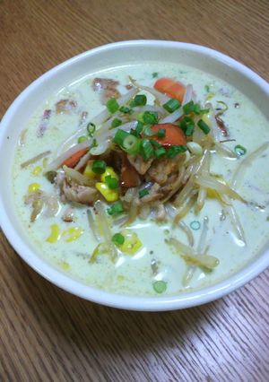 ピーマンポタージュ風ちゃんぽん-レシピのメイン写真