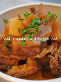 牛筋と大根のトマト煮込み♪-レシピのメイン写真