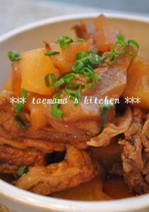 牛筋と大根のトマト煮込み♪-レシピのメイン写真