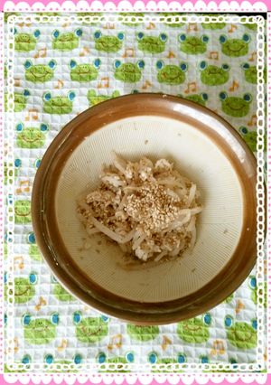 めんつゆでささみ+もやし胡麻和え-レシピのメイン写真