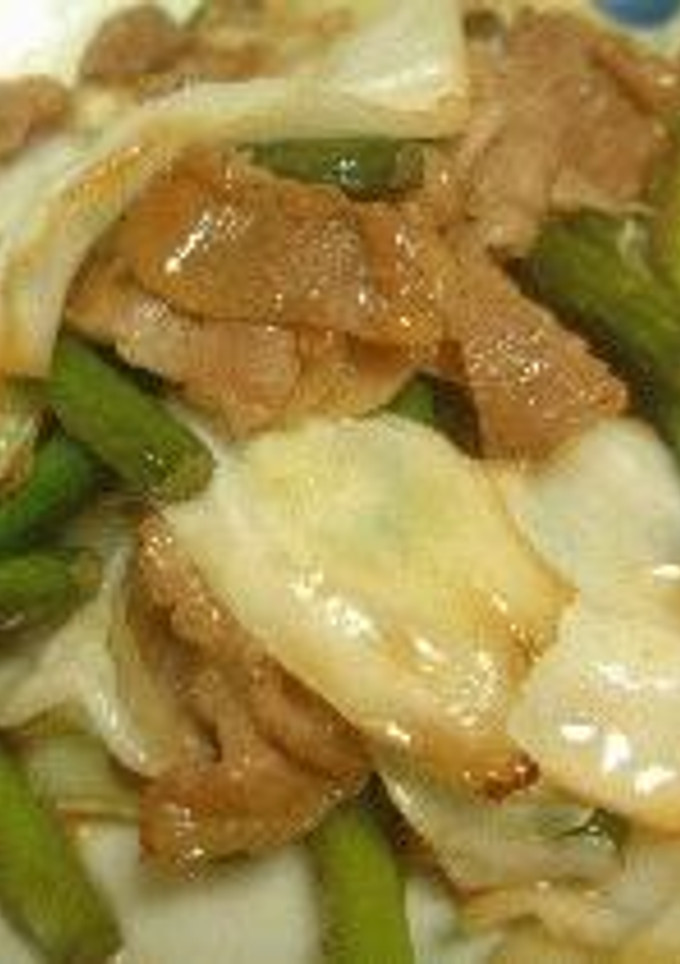 にんにくの芽と豚肉のオイスターソース炒め-レシピのメイン写真