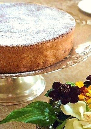 マロンクリーム+卵+米粉のマロンケーキ-レシピのメイン写真