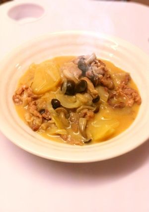 絶品☆豚肉とポテトの和風ホワイトソース煮-レシピのメイン写真