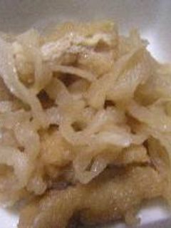 千切り大根と油揚げの煮物-レシピのメイン写真