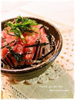 *のせるだけ~ネギトロ丼*-レシピのメイン写真
