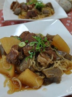 圧力鍋で簡単トロ~リ牛すじ煮-レシピのメイン写真