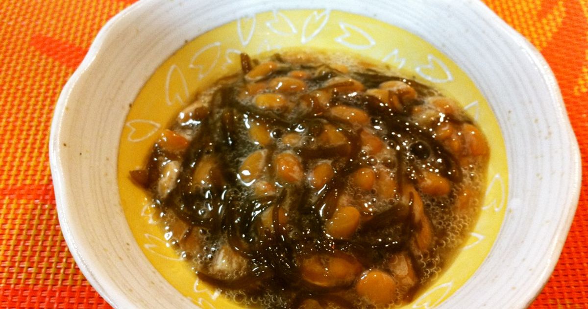 合わせただけ納豆もずく（＾u＾） by きぐちゃんち 【クックパッド