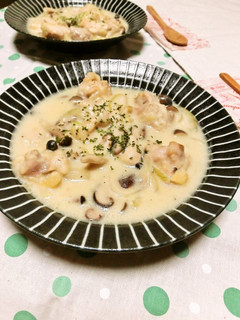 きのこたっぷり♪鶏肉のクリーム煮☆-レシピのメイン写真