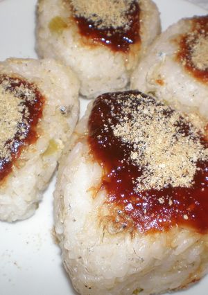 米糠味噌焼きおにぎりじゃ-レシピのメイン写真