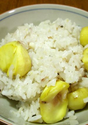 ほっこり♪栗ご飯(圧力なべ使用）-レシピのメイン写真