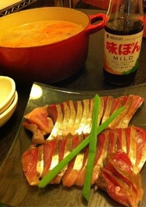 ピーラー大根とハマチしゃぶしゃぶ♪-レシピのメイン写真