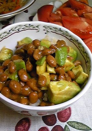 納豆アボカド丼-レシピのメイン写真