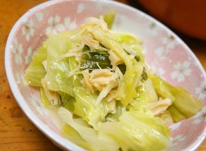 ホタテ水煮缶とキャベツの蒸し煮-レシピのメイン写真