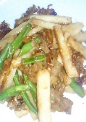 おいし～い❤長いもの炒め物-レシピのメイン写真
