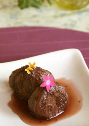 ブルーベリージャムでまろやか栗の渋皮煮-レシピのメイン写真