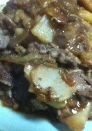 ラム肉とじゃがいものオニオンソース-レシピのメイン写真