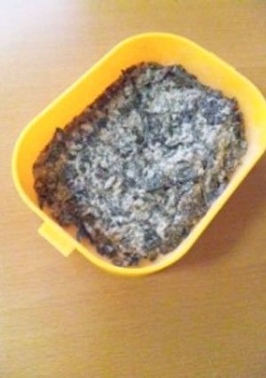 子どもに食べさせたい♪黒いお魚ふりかけ-レシピのメイン写真