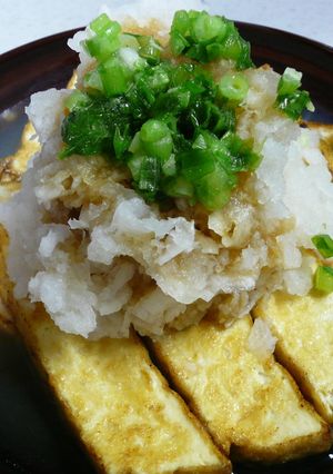 カリカリ厚揚げの大根おろし乗せ-レシピのメイン写真