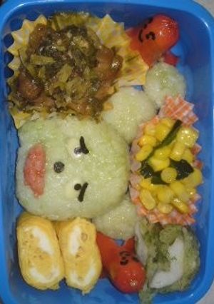 キャラ弁　サボさん-レシピのメイン写真