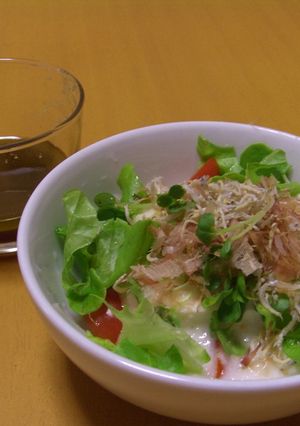 ヘルシー♪とろっと豆腐サラダ♪-レシピのメイン写真