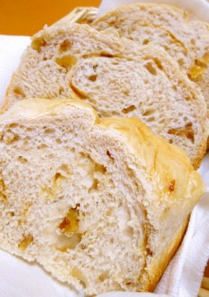 HB早焼き★キャラメルくるみ食パン-レシピのメイン写真