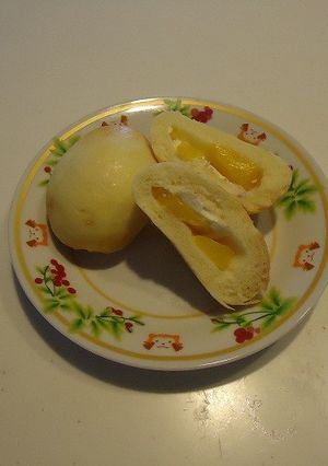 マンゴー缶でクリームチーズパン♪-レシピのメイン写真