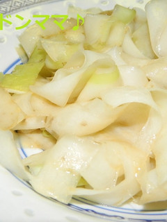 捨てずに食べる大根の皮-レシピのメイン写真