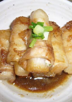 山芋の豚肉巻き　-レシピのメイン写真