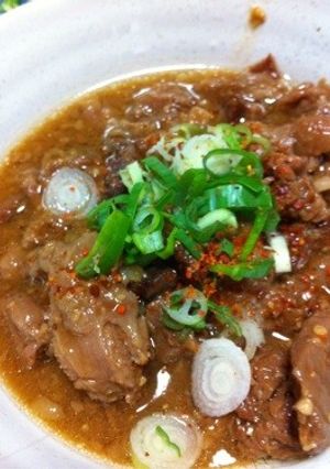 温か牛スジ味噌煮-レシピのメイン写真