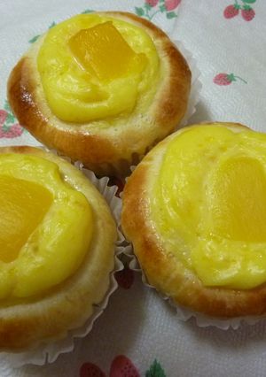 マンゴークリームパン-レシピのメイン写真