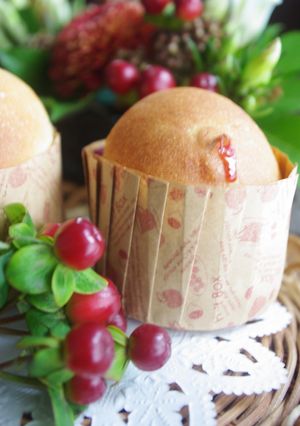 野菜ジュースで作るカップパン-レシピのメイン写真