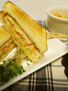 ☆ささみシート☆活用編♪ホットサンド♡-レシピのメイン写真