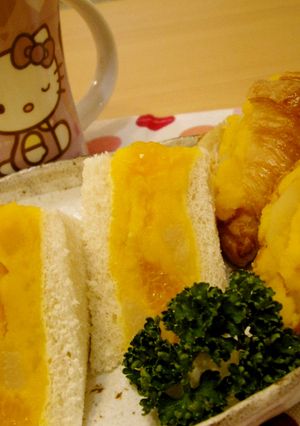 ❤カボチャのフルーツサンド(#^.^#)-レシピのメイン写真