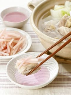 岩下の新生姜で水炊き-レシピのメイン写真