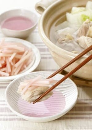 岩下の新生姜で水炊き-レシピのメイン写真