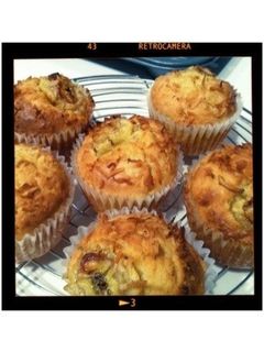 ココナッツ☆バナナマフィン-レシピのメイン写真