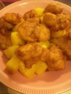 美味☆唐揚げ&パイナップル☆-レシピのメイン写真