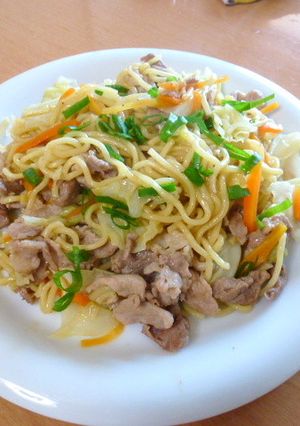 フライパンで簡単！焼きちゃんぽん-レシピのメイン写真