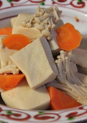 簡単ですよ～　高野豆腐と野菜の煮物-レシピのメイン写真