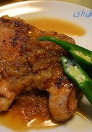 鶏もも肉の葱塩ダレステーキ-レシピのメイン写真