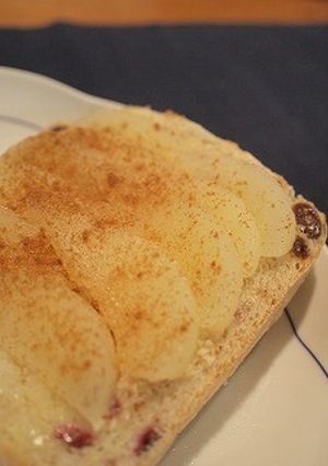 洋ナシ缶詰で☆ふるぱん-レシピのメイン写真