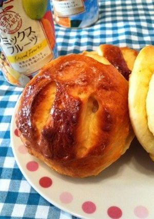 ふるぱん♡フルーツ缶でおやつパン-レシピのメイン写真