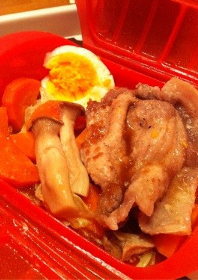 蒸し野菜ルクエ一人分-レシピのメイン写真