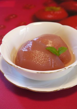 洋ナシの赤ワイン煮-レシピのメイン写真