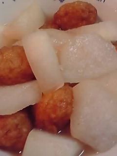 簡単☆冬瓜とオニオンボールのあっさり煮♪-レシピのメイン写真